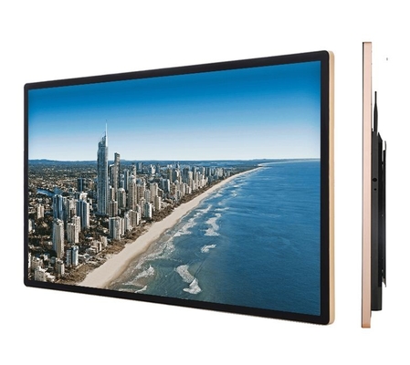De muur zet Interactieve LCD Touch screenvertoning 55Inch 65Inch op